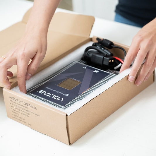 mppt charger regolatore carica solare accessorio voltab