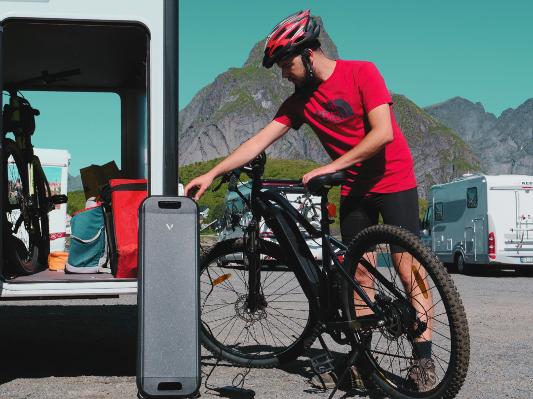 Ricarica generatore elettrico per camper voltab